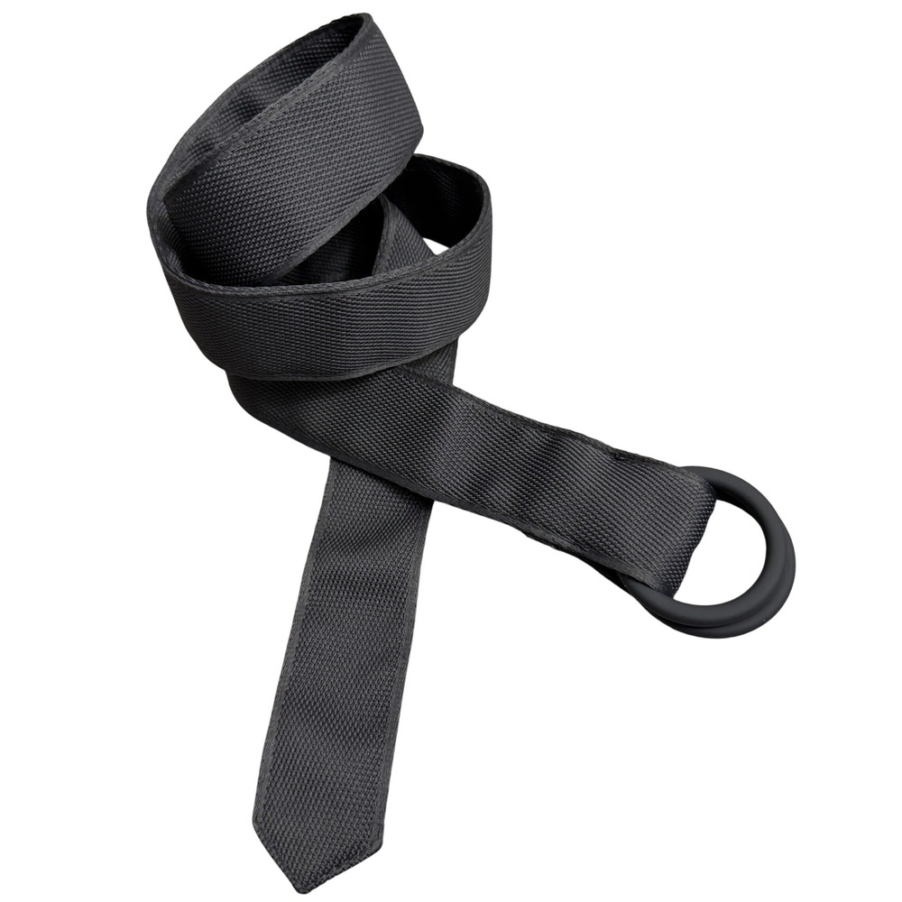 Peter Millar Belt Mens Small Steel Gray O Ring Performance Webbing Crown Crafted